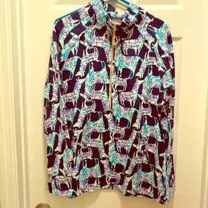 EUC Lilly Pulitzer Popover in Alpaca My Bags